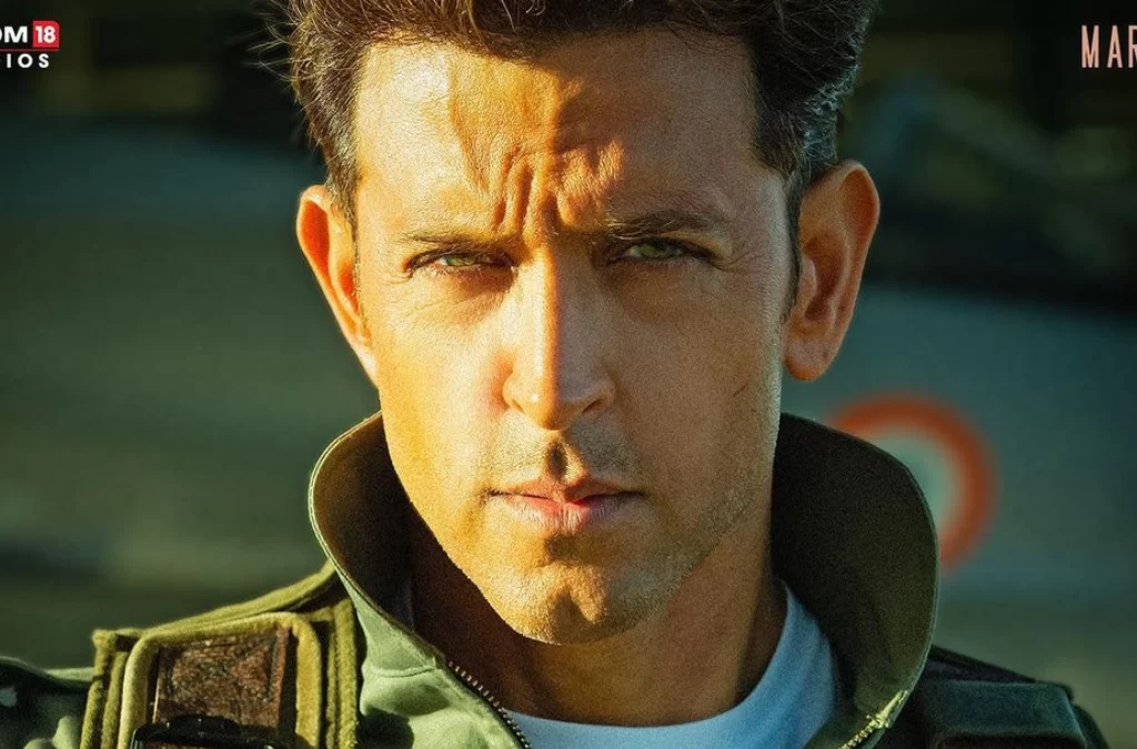 this image is all about Fighter Movie Hrithik Roshan