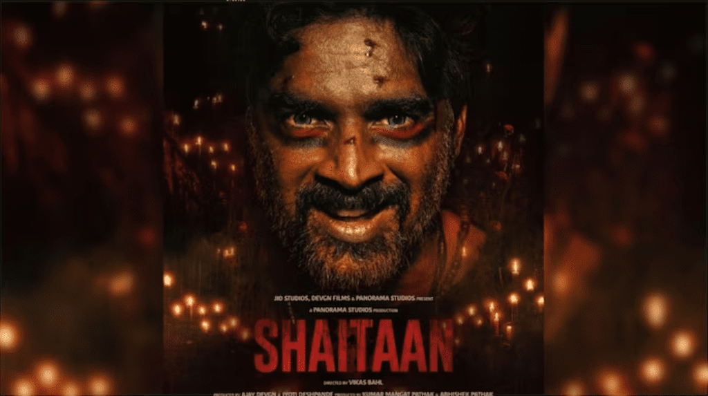 this is a Shaitaan movie R madhavan smiling 