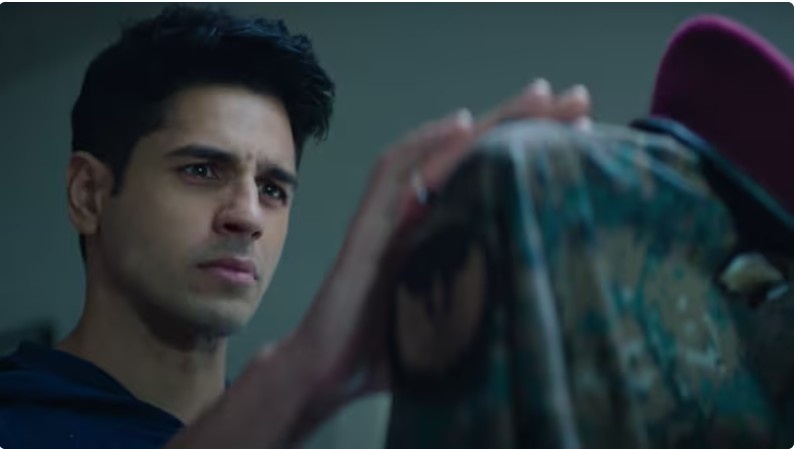 this scene is from Yodha movie where sidharth (arun) is sad